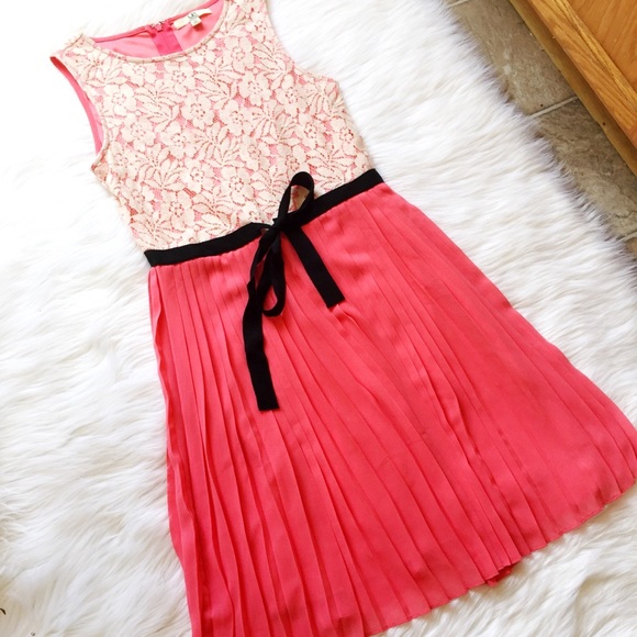 Ya Los Angeles Dresses & Skirts - YA Los Angeles Mini Silk Pleated Part Silk Dress